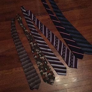 6 Set Different Brands ties